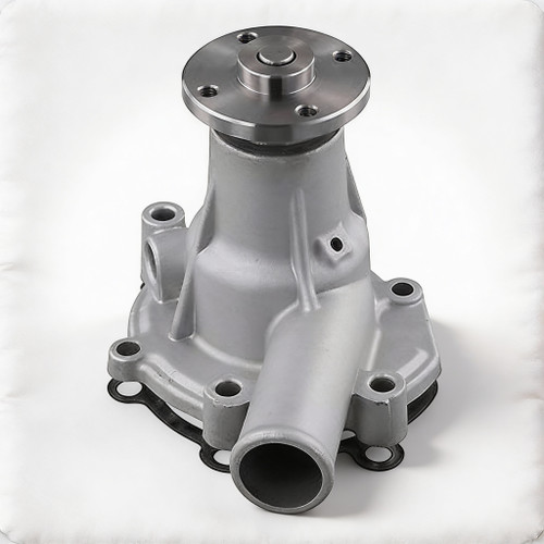 Mahindra engine water pump assembly MM43317001 for 1815 and 1816 compact tractor L3E diesel engine cooling system.