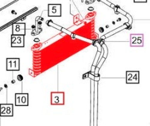 OIL COOLER TRANSMISSION