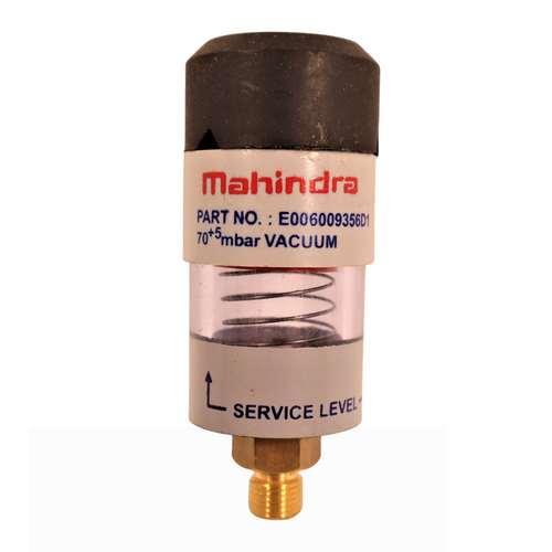 Mahindra mechanical air filter clog indicator E006009356D1 for 35 Series 3535 4035 4535 5035 tractor engine air intake systems.