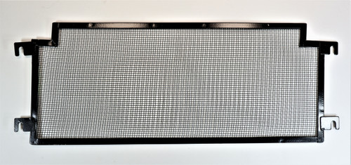 Mahindra intercooler trash guard screen E006007576F1 for 25, 30, 45, 55, 60, 70, 80, and mPower Series tractor radiator and intercooler assemblies.