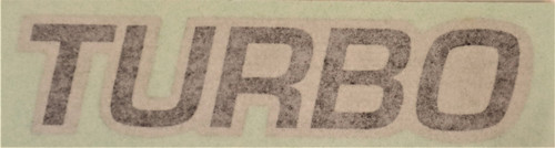 Mahindra turbo hood decal E008003129C1 for 5525 5530 6030 6525 6530 and 4565 tractor hood and radiator grille.