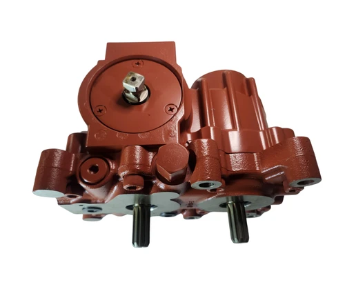 Genuine Mahindra hydrostatic transmission unit 19481750000 for 1533, 1538, 1635, and 1640 HST tractor configurations, shown as transmission diagram item 13