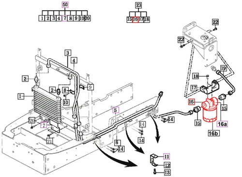 Maintenance Filter Kit Compatible With Mahindra 1626 HST L3