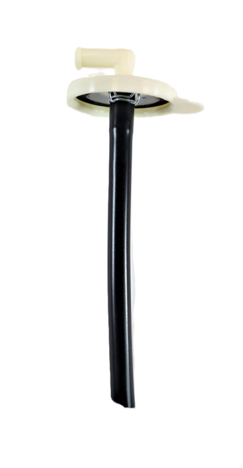 Mahindra coolant reservoir tank cap 19080445200 shown as a round plastic cap that threads onto the radiator overflow/expansion tank on Mahindra compact and Max series tractors to seal the cooling system.