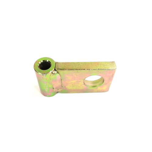 Mahindra stabilizer joint 19693024000 for 2815 3215 1526 1533 and 1538 tractors, compact pivot joint that pins between the 3‑point hitch stabilizer bar and the tractor bracket or lift arm to allow controlled movement while limiting sway of mounted implements.
