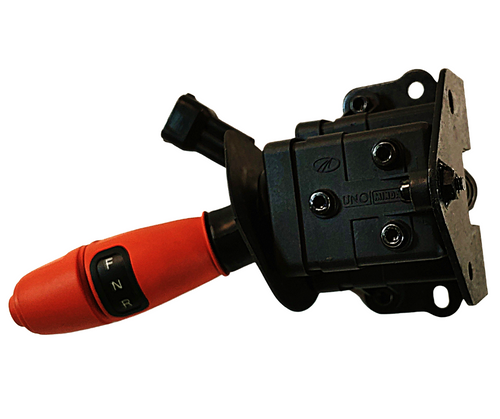 Mahindra forward and reverse direction switch E007703407C92 used one per tractor in the electrical system on 6065, 6075, 7085, 7095, 8090 and 8100 series tractors to signal travel direction to the transmission control.