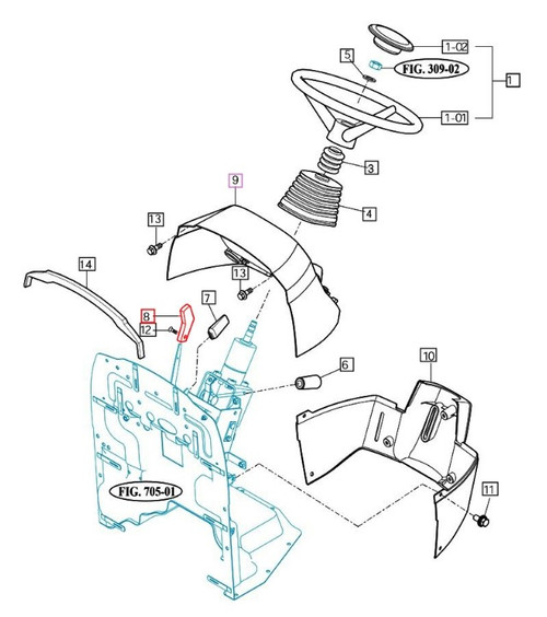 Mahindra hand accelerator and draft control grip 15605110054 for 10 2500 and 2600 Series tractor accelerator position and draft levers and some steering wheels