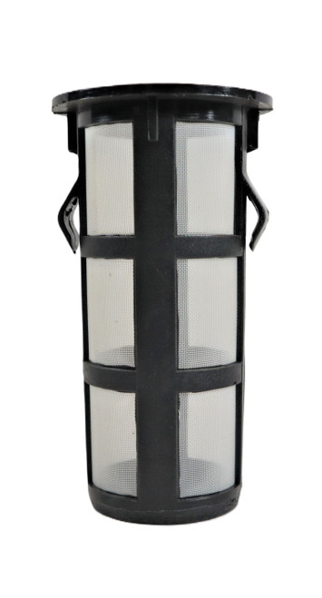 Mahindra fuel tank suction strainer E007539534D1 for Mahindra 3535 4035 4535 5035 3540 3550 3640 and 3650 tractors, used on the suction pickup inside the fuel tank to act as a screen that traps debris before fuel enters the supply line and filters.