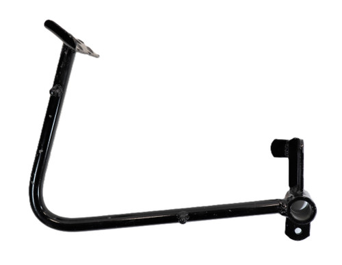 Mahindra clutch pedal assembly 14461222200 14461222200DB for early 2810 gear tractors with old sheet metal SN 281S–281U, replacing the original clutch pedal on the operator platform to restore proper clutch operation; verify serial range and sheet metal style before ordering.