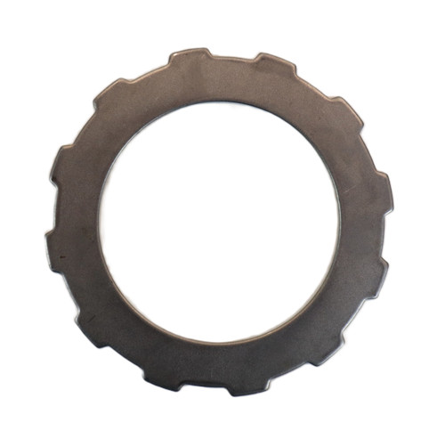 Mahindra PTO clutch drive plate 19571291170 for 3016, 3215, 3316, and 3616 gear tractors, steel drive plate in the transmission PTO clutch assembly that engages to drive the PTO shaft.
​