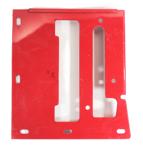 Mahindra left-hand side lever bracket 007505506C1 for single to double auxiliary hydraulic conversion kit on Mahindra 4530 4WD and 5545 4WD tractors, last unit available.