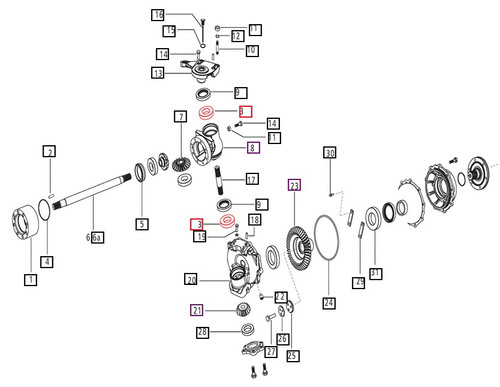 Mahindra 6209 ball bearing 000012110P04 45 x 85 x 19 mm for 4WD front axle hubs and transmission range/transfer/PST shafts on 4025 3535 4035 4535 5035 3540 3550 3640 3650 4540 4550 5520 6520 7520 7060 8560 6065 6075 7085 7095 8090 8100 tractors