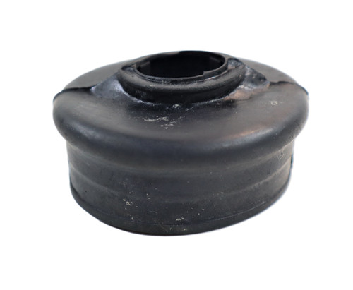 Mahindra front axle rubber boot E006507849D1 shown as a heavy-duty black rubber CV-style boot for the front driveshaft and axle support on Mahindra 35, 3500 and 3600 Series tractors including 3535, 4035, 4535, 5035, 3540, 3550, 3640 and 3650.