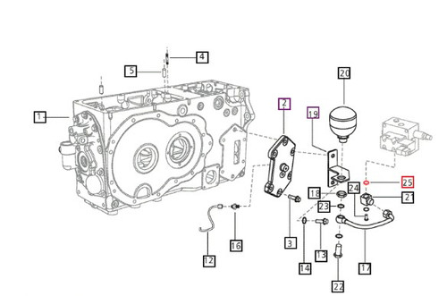 Mahindra 1/4 inch BSP Dowty seal washer 005556339R1 used as a hydraulic sealing washer in multiple systems including rear axle mounting, transmission speed housing, PTO/PST valves, clutch release, lift housing, floor panel hydraulic ports, and power steering on a wide range of Mahindra tractor models.