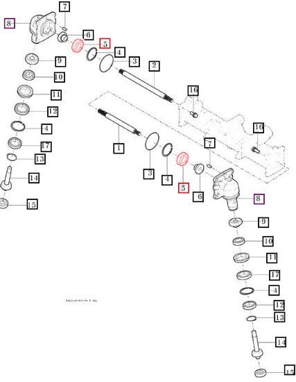 Mahindra ball bearing V6001106206 shown as a standard 6206 deep‑groove ball bearing (30 mm inner diameter, 62 mm outer diameter, 16 mm wide) used to support rotating shafts in PTO clutches, front gear cases and 4WD drive or power‑shift gear trains on various Mahindra compact and higher‑horsepower tractors.