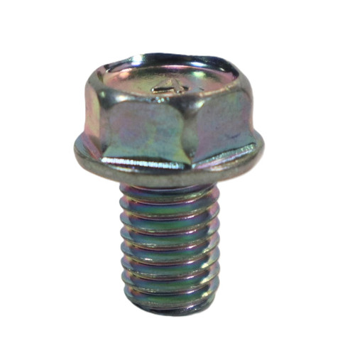 Mahindra drain plug 27403214200 for Mahindra 15, 16, Max, 1500 and 1600 Series tractors, used as a removable plug in the front axle housing and fuel system drain points to allow draining of gear oil or diesel during service; sold individually.