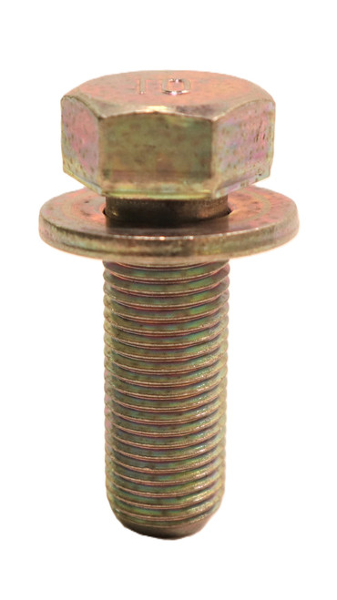 Mahindra hex bolt M12×35 F9450112035 for Mahindra compact, Max, 1500 and 1600 Series tractors, used as a general hardware bolt in chassis, ROPS, front axle, floor and safety frame mounting points.