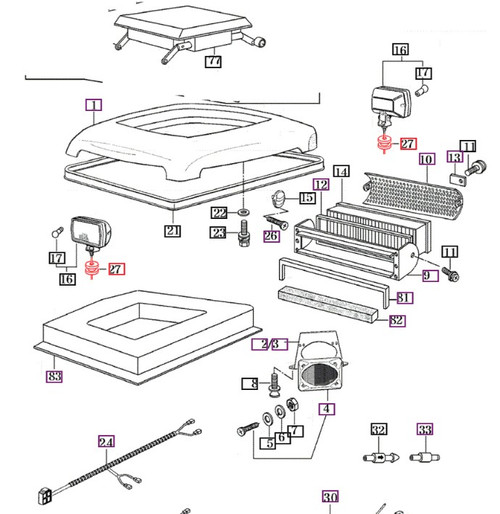 Mahindra rubber cap 20 part 14326510210 used on multiple Mahindra 10 Series, eMax T4, 2500 and 2600 Series tractors as a small protective rubber cover on floor pans, fenders, hood, accelerator and clutch pedals, steering wheel, mirrors and interior trim.