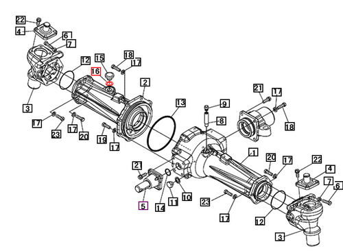 Mahindra front axle oil fill plug gasket MH513880000 SH513880000 for Mahindra 15 16 Max Max XL 1500 and 1600 Series tractors, used as the sealing washer under front axle oil fill plug 27403214100 to prevent gear oil leaks.