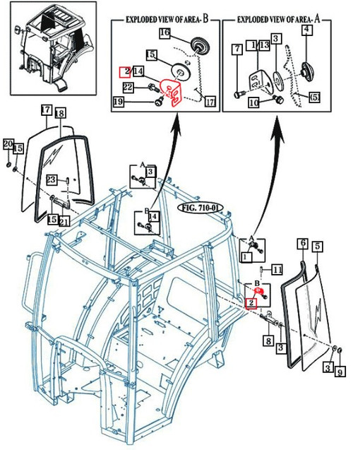 Mahindra lower side glass hinge plate 14527032120 for cab side window on Mahindra 10, 2500, and 2600 Series tractors including 5010, 6010, 6110, 2555, 2565, 2655, 2660, 2665, and 2670.