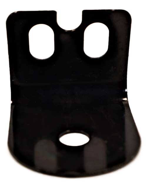 Mahindra lower side glass hinge plate 14527032120 for cab side window on Mahindra 10, 2500, and 2600 Series tractors including 5010, 6010, 6110, 2555, 2565, 2655, 2660, 2665, and 2670.