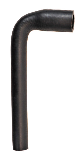 Mahindra cooling hose 14581040130 / 16731040130 shown as a molded black rubber radiator hose running from the drain valve/connector to the engine on Mahindra 10 Series 2310, 2810, 3510, 4110 and 4510 tractors.