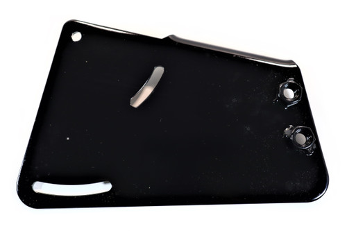 Mahindra joystick controller mounting bracket 87501007101GB / 87501007100 valve plate for ML23L and ML25-S loaders on eMax 20S, eMax 22, and eMax 25 tractors, steel plate that supports the loader valve and joystick control; mounting hardware is sold separately.