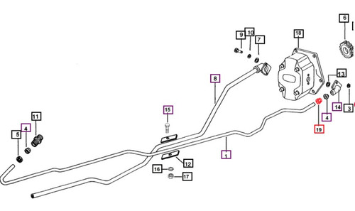 Mahindra hydraulic pressure pipe coupling 000705520R2 (superseding 001121709R1/R2/R3 and 000705520R1), OEM steel coupling nut used at the pump end and control valve end of suction and pressure pipes on select 05, 25 and 4500 Series tractors.