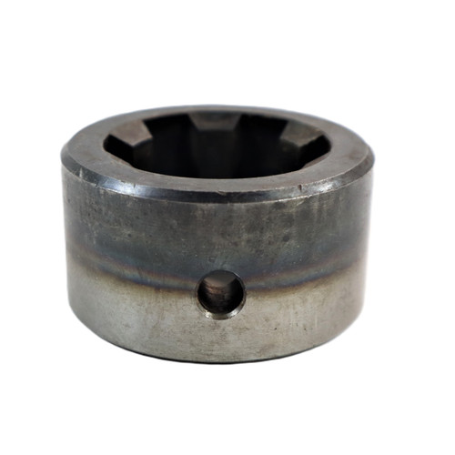 Mahindra differential lock clutch 000704747R1 for Mahindra 05, 00, C, 25, 30, 4500 and 5500 Series tractors, used in the differential lock mechanism to engage the rear axle for better traction; pin not included.