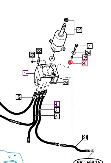 Mahindra radiator bracket grommet 14046210300 for Mahindra 10 Series, eMax, 2500 Series and mForce 105 Series tractors, used as a rubber isolator for radiator, fuel tank, wiring harness, hood, glass and cabin mounting points.