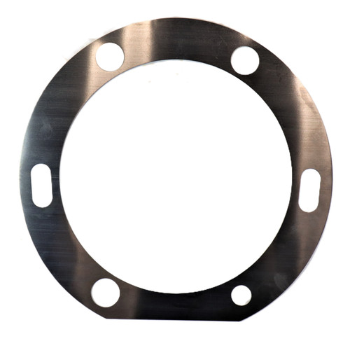 Mahindra 0.007 inch bull pinion bearing cage shim 006500262R1 for setting differential pinion bearing preload and gear backlash on 05, 25 and 4500 Series tractor differentials, sold individually for selective fitment.