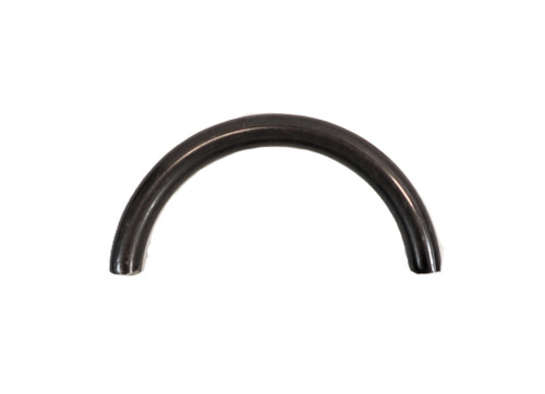 Mahindra 10 Series front axle snap ring half 14254330221 (5 mm), sold per each half and used four per tractor in the front gear case of 3510 and 4110 4WD tractors, with fitment depending on serial number for old or new sheet metal versions.