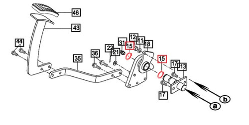 Mahindra C-Ring Shaft V7041400250. Fits Mahindra 10 series tractors. Used in front axle, transmission, brakes, and more.