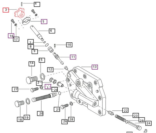 KNOB FOR ISOLATING VALVE ON MAHINDRA TRACTOR (003045113R2)
