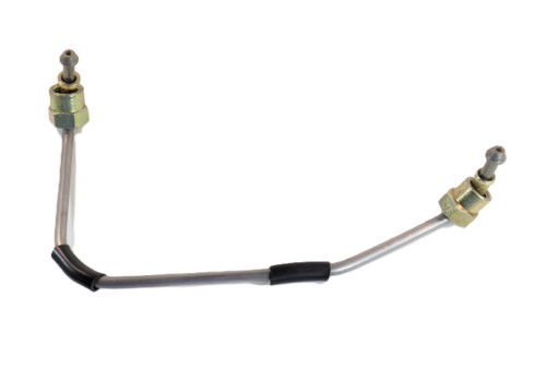 Mahindra high pressure fuel line 000022278RD for #2 injector, also referenced as 005551190R91 and 0000000M7, used in the fuel injection system on Mahindra 05 Series 3505, 4505, 5005, C4005, E350 and older 475 DI, 485 DI and 575 DI tractors.