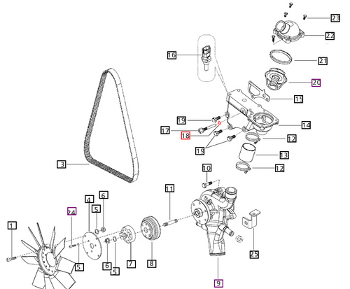 Mahindra copper sealing washer M10 006009551F1, also sold under 000020723E05, 001081724R1, 001081724R2 and 000701735R1, used under coolant temperature sensors and on M10 banjo bolts in Mahindra tractor fuel, exhaust/EGR, cooling, crankcase and oil cooler circuits to provide a leak‑free copper crush seal.