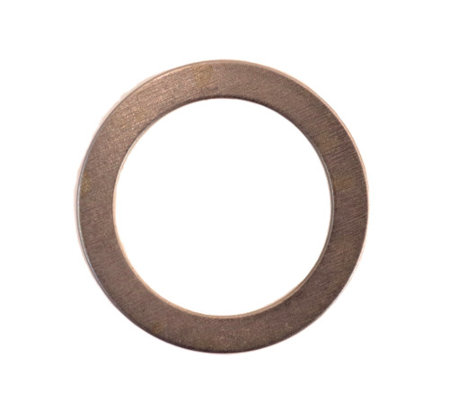 Mahindra 0.4 mm liner shim 07310002504 for 15, 16, Max, Max XL, 1500 and 1600 Series compact tractors, used in front axle MFD and transmission housings to fine‑tune gear and bearing clearance for smooth operation and reduced wear.