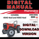 SERVICE AND OPERATOR'S MANUAL FOR 4540 4WD AND 4550 4WD  **DIGITAL VERSION**