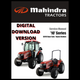 SERVICE MANUAL FOR MAHINDRA 5010 GEAR CAB AND OPEN STATION (DIGITAL VERSION)