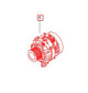 ALTERNATOR FOR MAHINDRA TRACTOR (007704338D91)