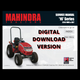 SERVICE MANUAL MAHINDRA FOR 2516 G AND HST ***DIGITAL DOWNLOAD***