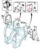 UPPER HINGE PLATE FOR SIDE GLASS WINDOW ON MAHINDRA TRACTOR (14527032110)