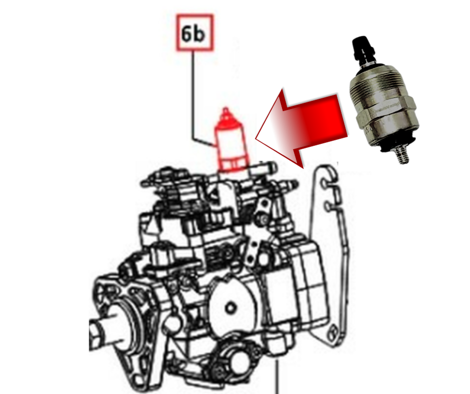 FUEL SHUTOFF SOLENOID FOR 4500, 5500, 6000, 6500, 7010, 5520, 7520