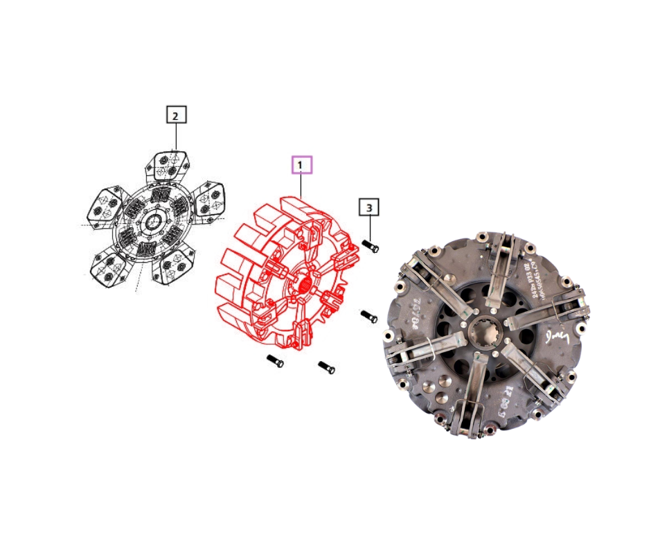Mahindra Dual Clutch Cover Assembly (11