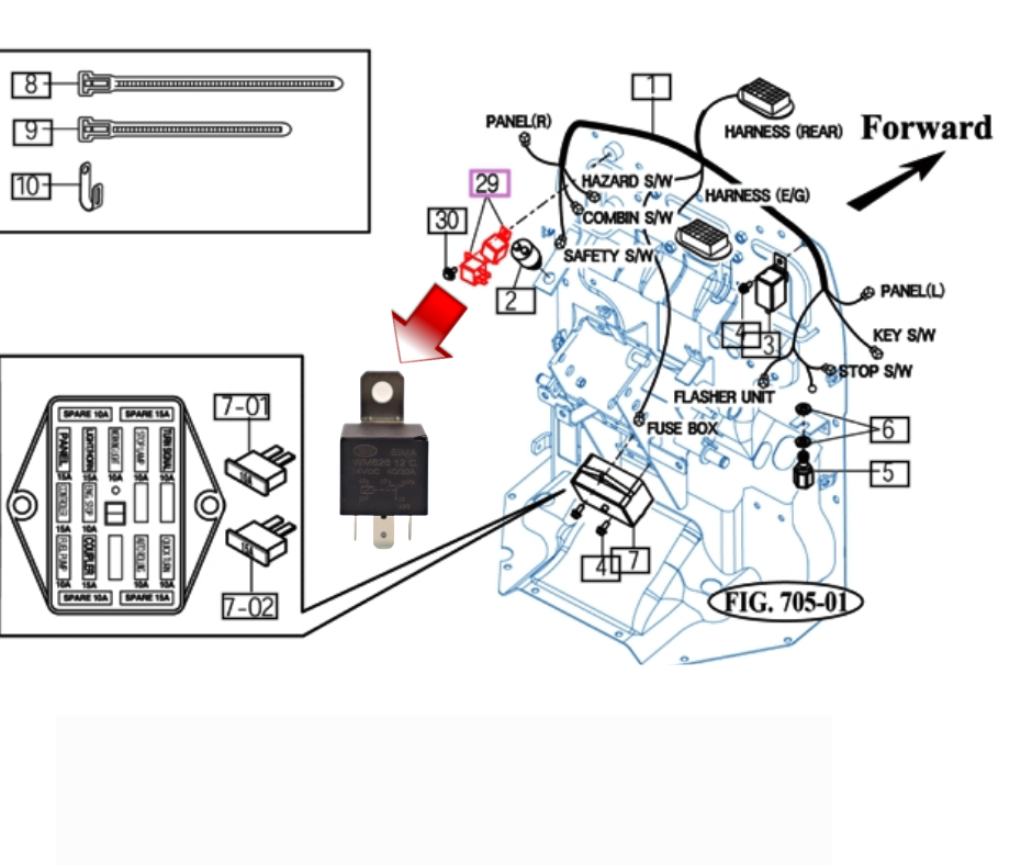 RELAY FOR MAHINDRA TRACTOR (14946212901) Bill's Tractor