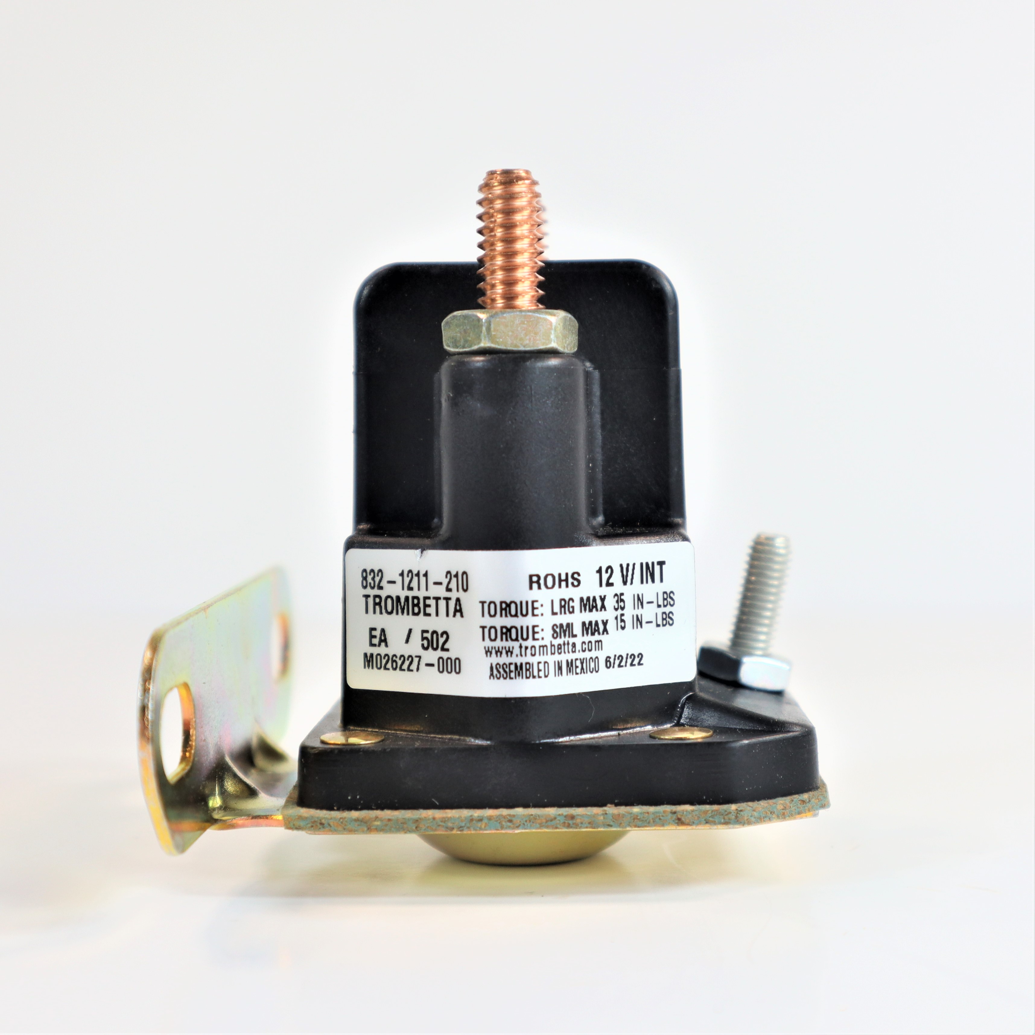 STARTER SOLENOID (STAND ALONE) FOR HUSTLER MOWER (030817) - Bill's