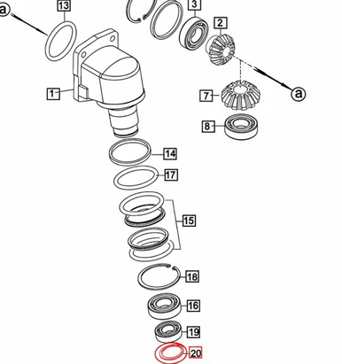 Mahindra C-Ring Shaft 60 V7041400600 For Front Gear Case Shafts On 10 ...