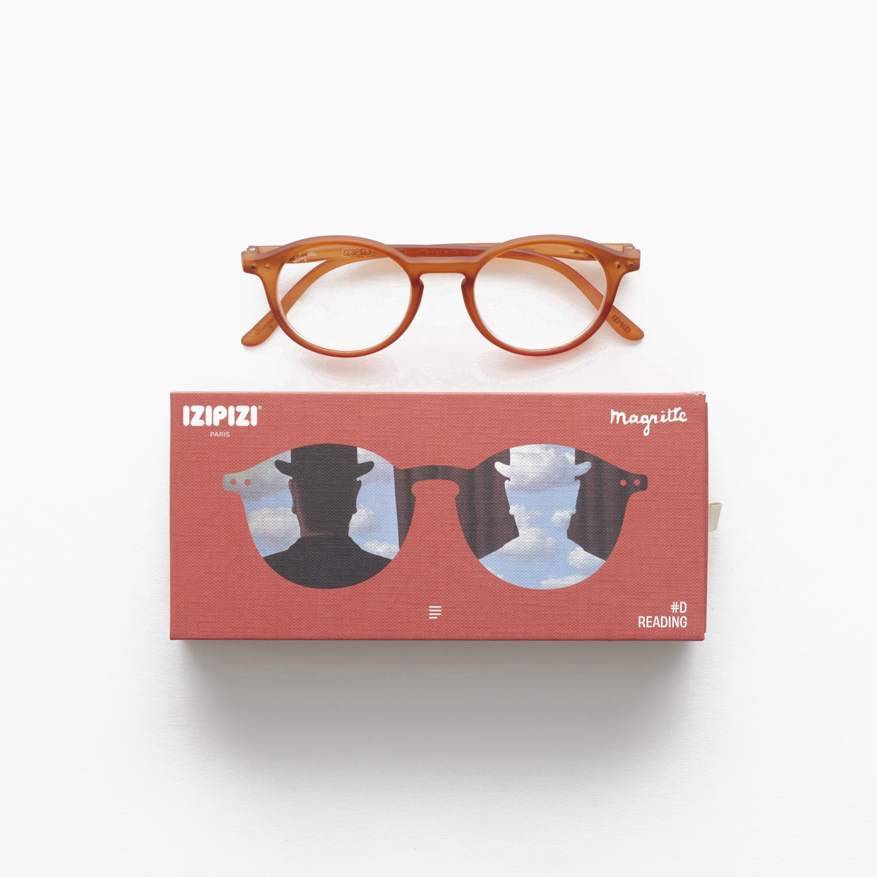 Magritte x IZIPIZI Heavy Red Reading Glasses Art Gallery of New