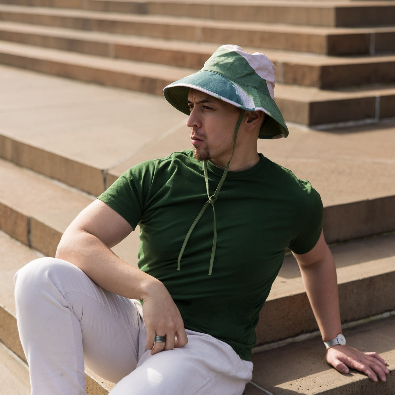 Stylish Green Wide-Brim Hat Theo Green Hat – Wide Brim Wool Felt | Lock & Co.. Hats for  main image 2