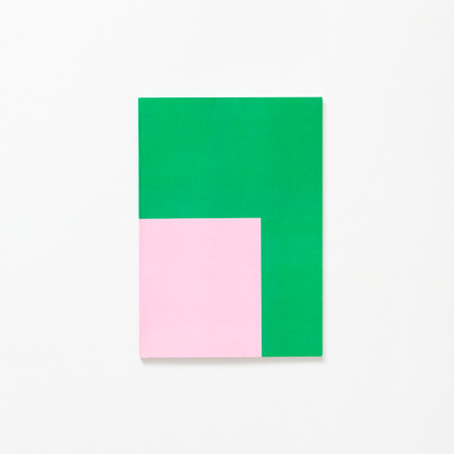 Art Gallery Pink and Green Lined Notebook